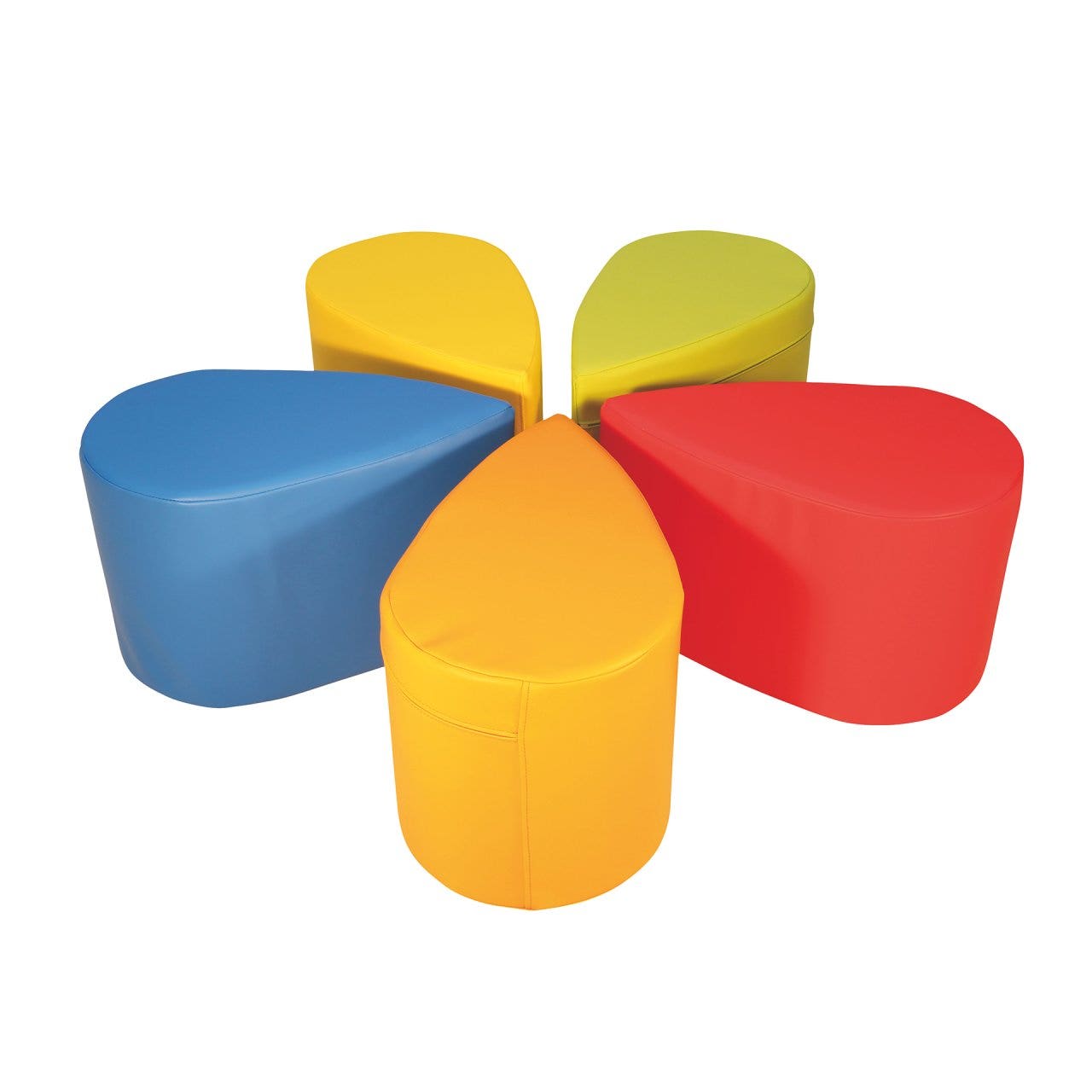 Foam Blokken | Gekleurde bloemblaadjes | 5-delig