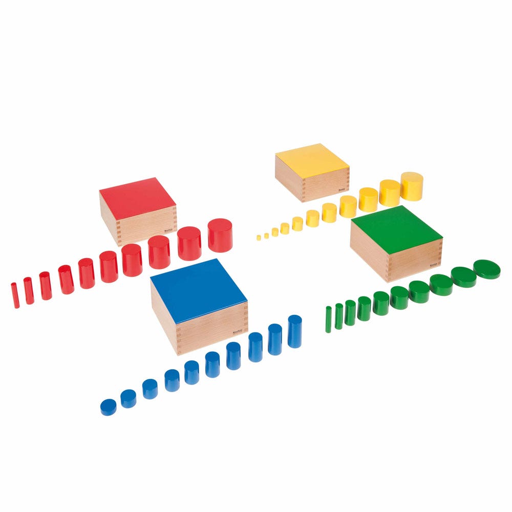 Gekleurde cilinders