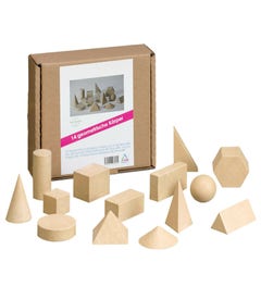 Geometrische vormen van hout