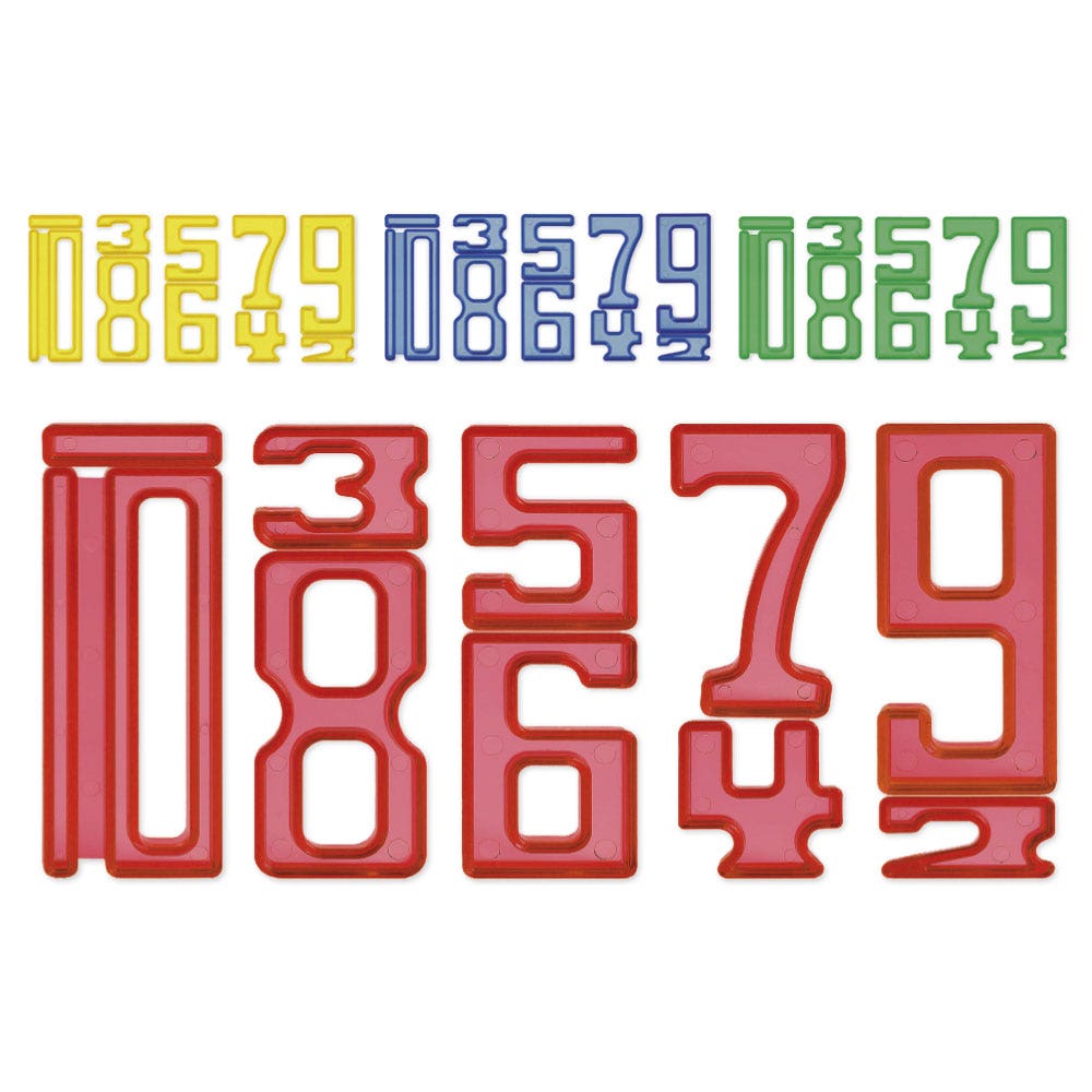 Getal op getal - Getallen bouwstenen (35-delige set)