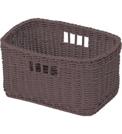 Gevlochten mand | 13 liter | Bruin