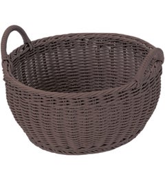 Gevlochten mand | 25 liter | Bruin