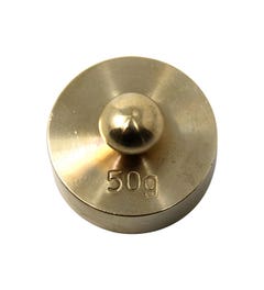 Gewicht 50gr, messing