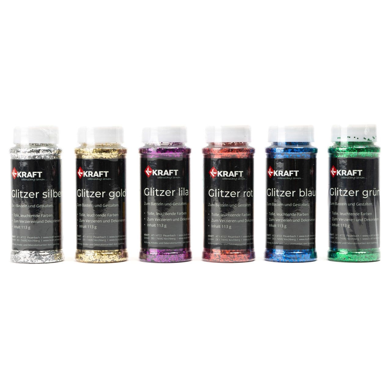 Glitter | Set van 6 kleuren