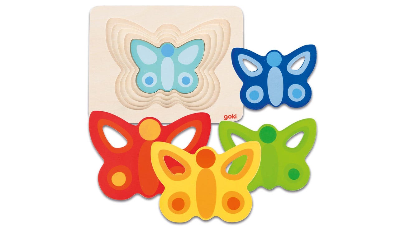 Laagjespuzzel vlinder