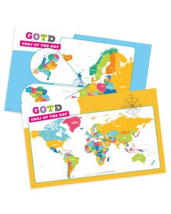 Grej of the day - Posterset Wereld en Europa