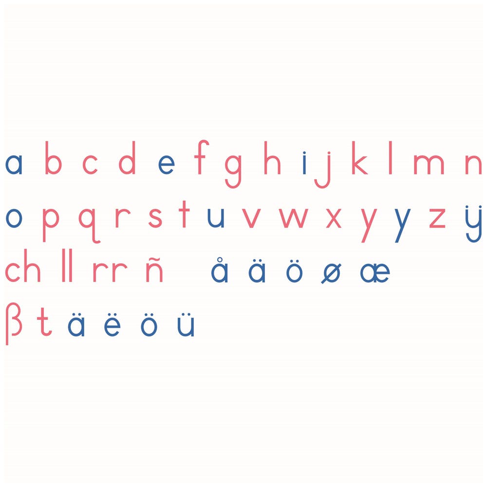 Grote houten letters: blokschrift | Internationale versie
