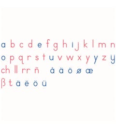 Grote houten letters: blokschrift | Internationale versie