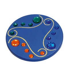 Grote tol met juwelen | Blauw