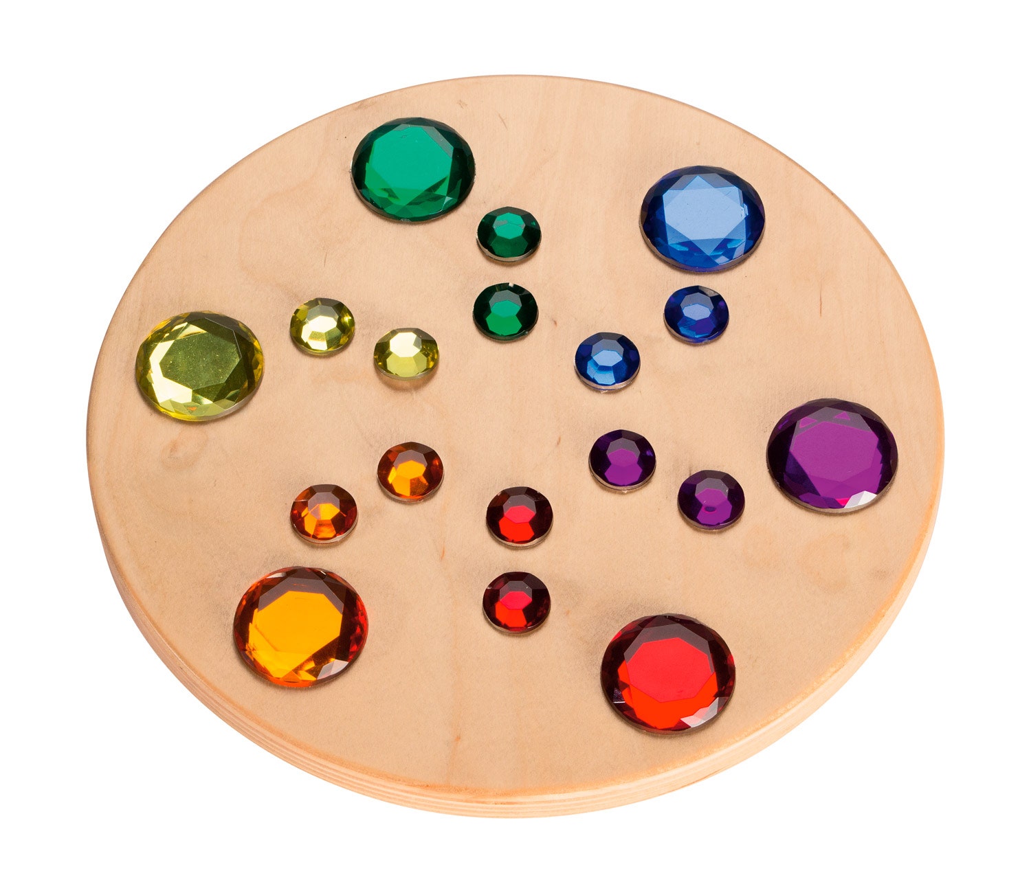 Grote tol met juwelen | Naturel