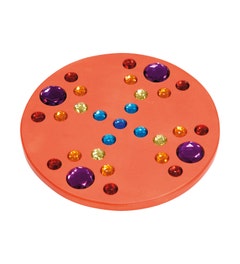 Grote tol met juwelen | Oranje