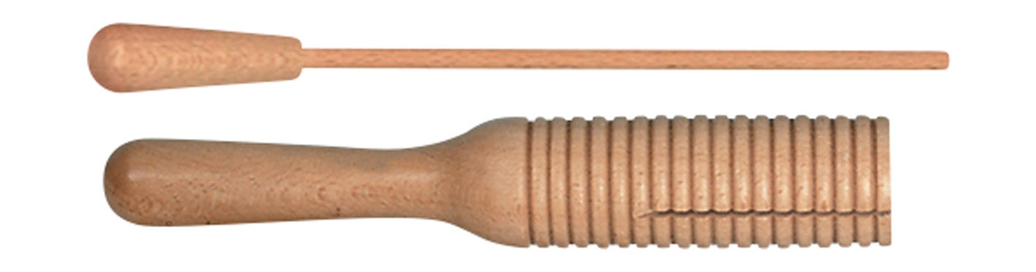 Guiro met handvat | Muziekinstrument