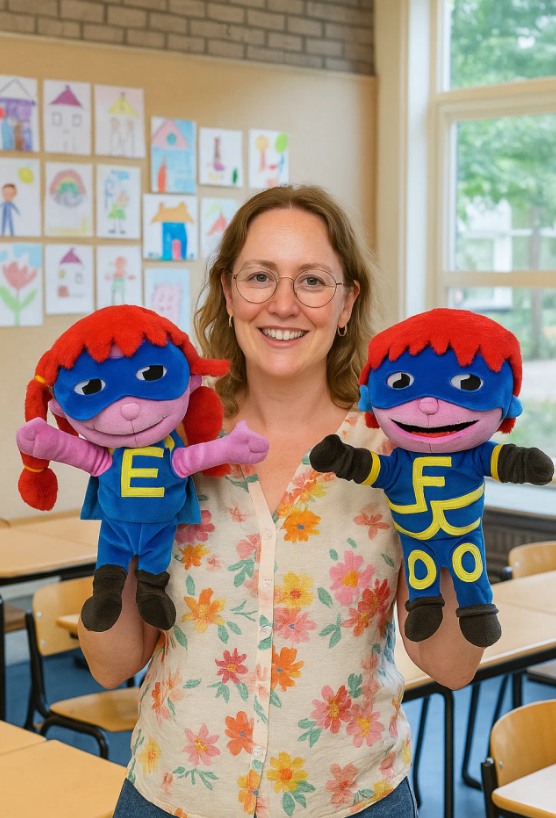 Handpoppen Breinhelden | Effi en Furon