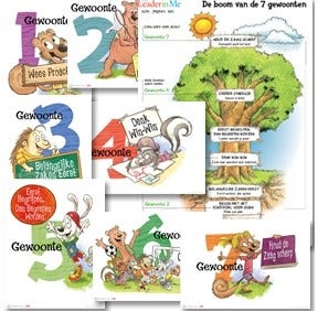 Happy kids posterset