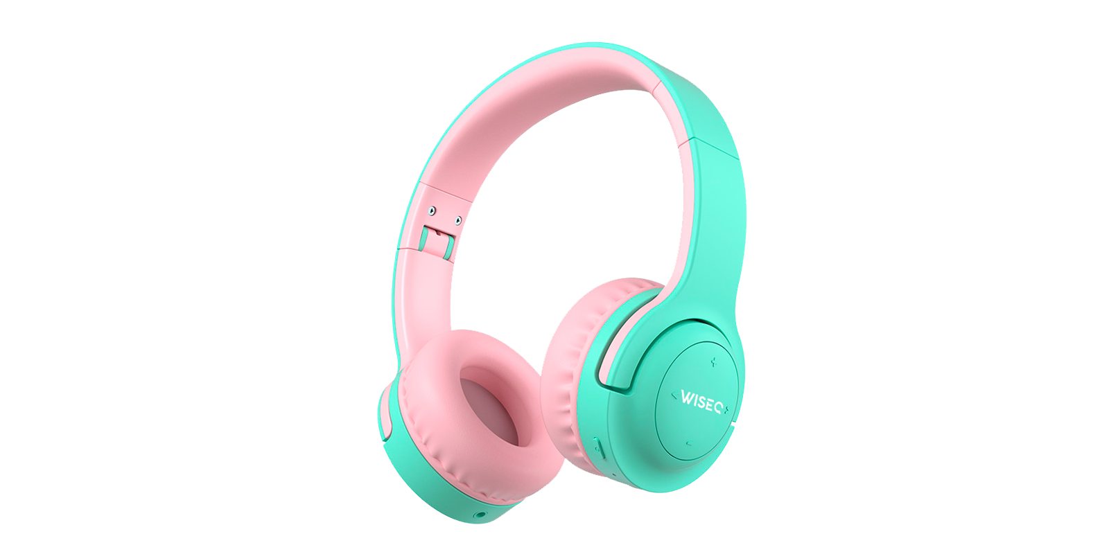 WiseQ - Koptelefoon voor Kinderen– Geluidsdempende Hoofdtelefoon Kind – Verstelbaar - Volumebegrenzer – Microfoon – Met Draad (Zwart-Blauw