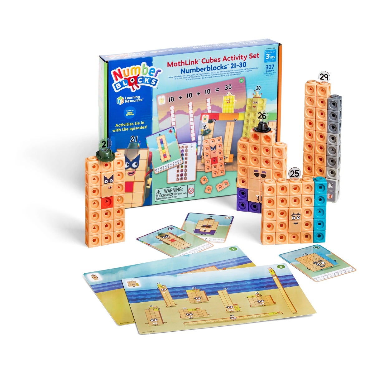 Mathlink Cubes Numberblocks - Rekenblokjes Activiteitenset 21-30