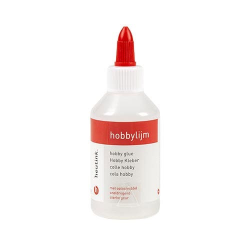 Hobbylijm rood - ledige flacons 115 ml (24 st.)