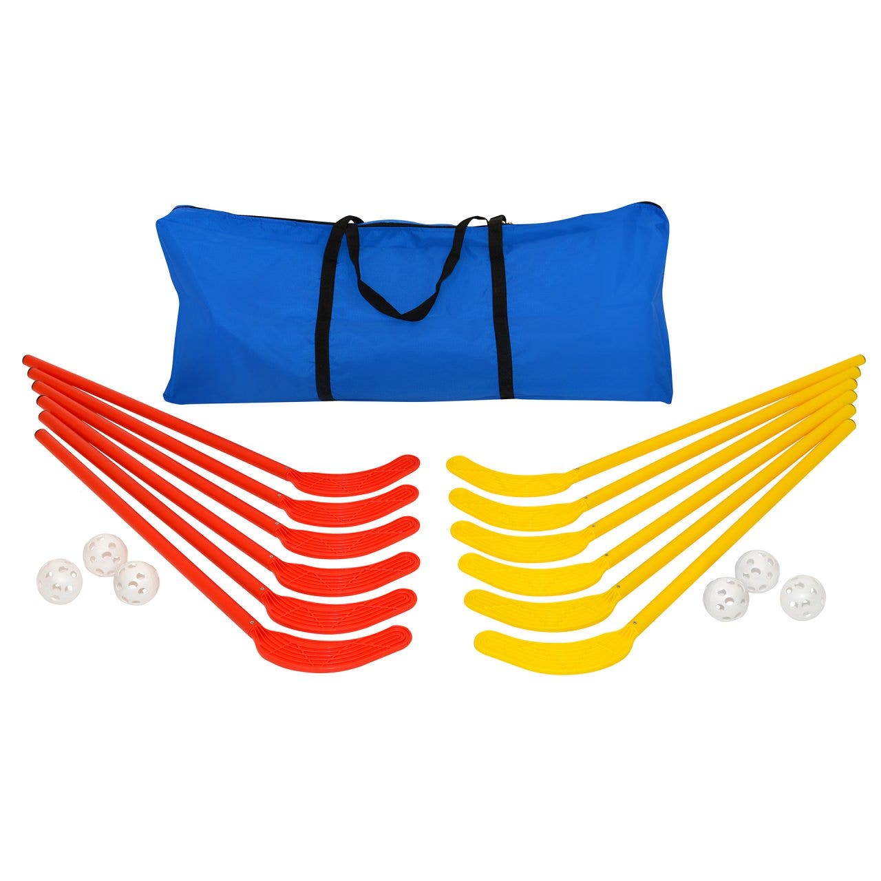 Hockeyset | 12 sticks + 6 ballen