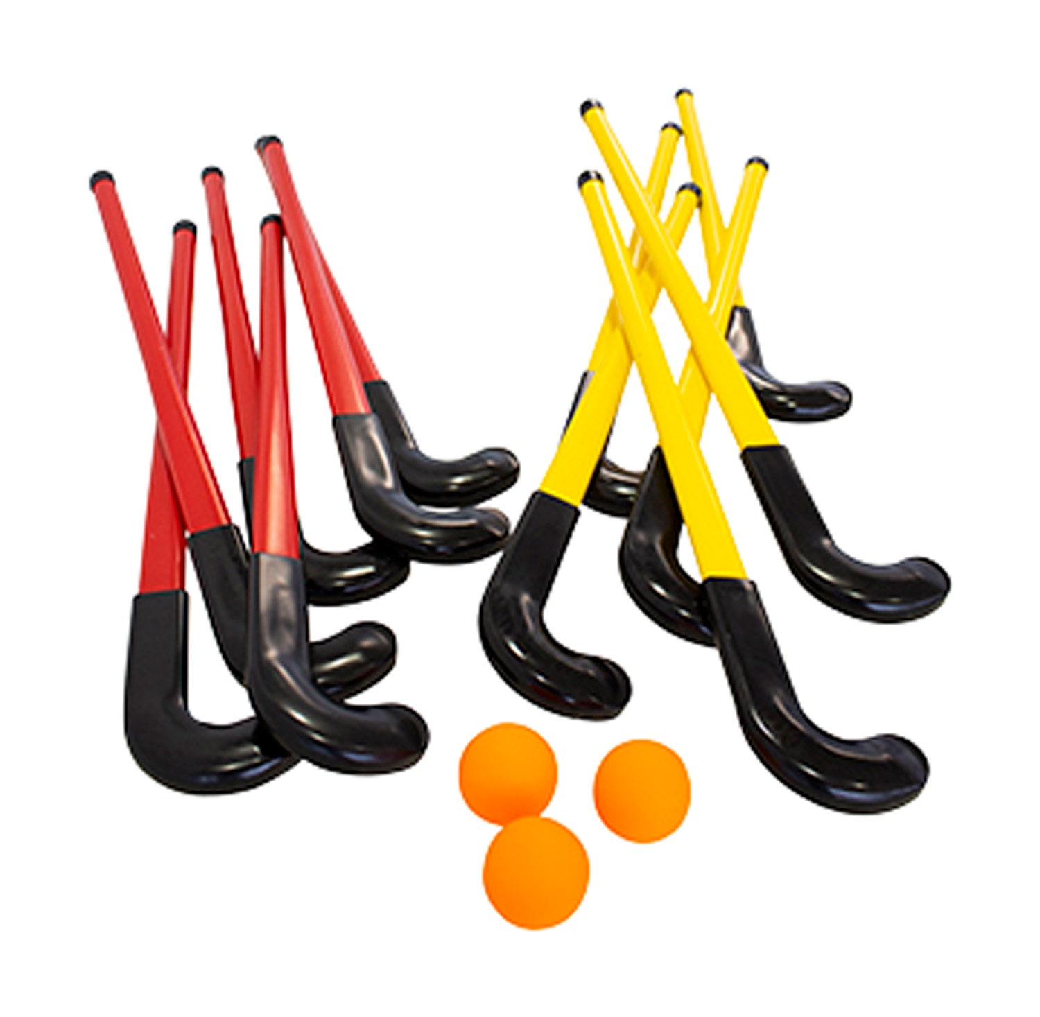Hockeyset | Geel - Rood | 15-delig