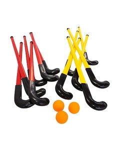 Hockeyset | Geel - Rood | 15-delig