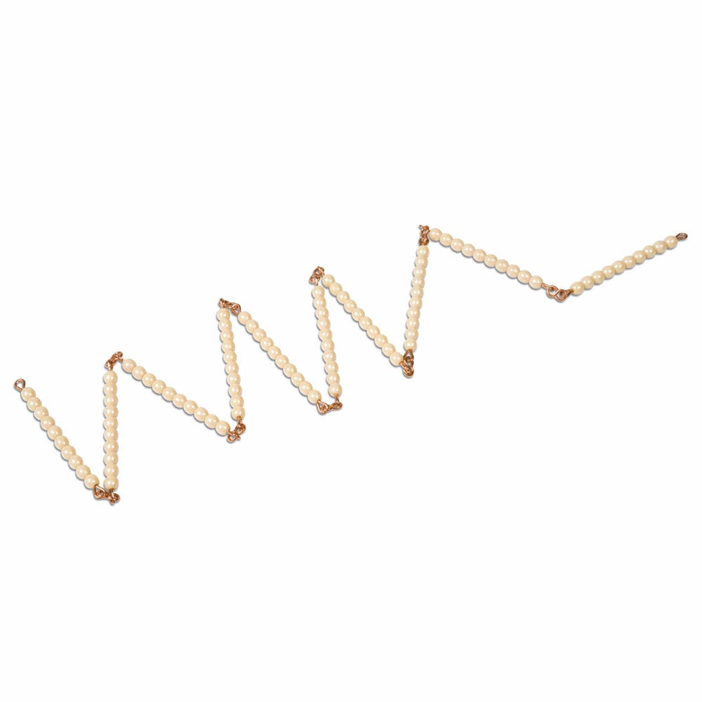 Honderdketting: losse kralen Glas