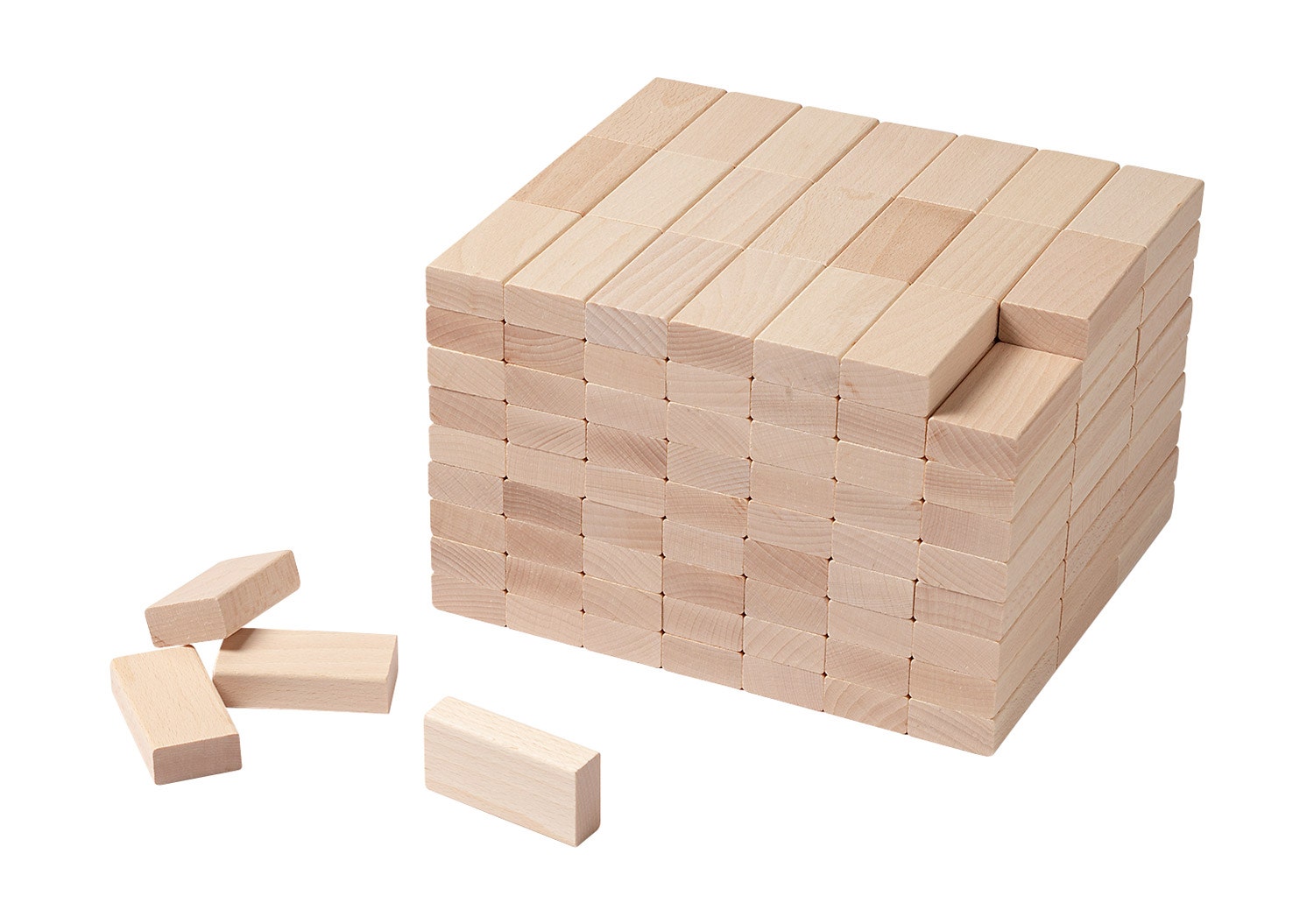 Houten bouwblokken | Uhl (195 stuks)