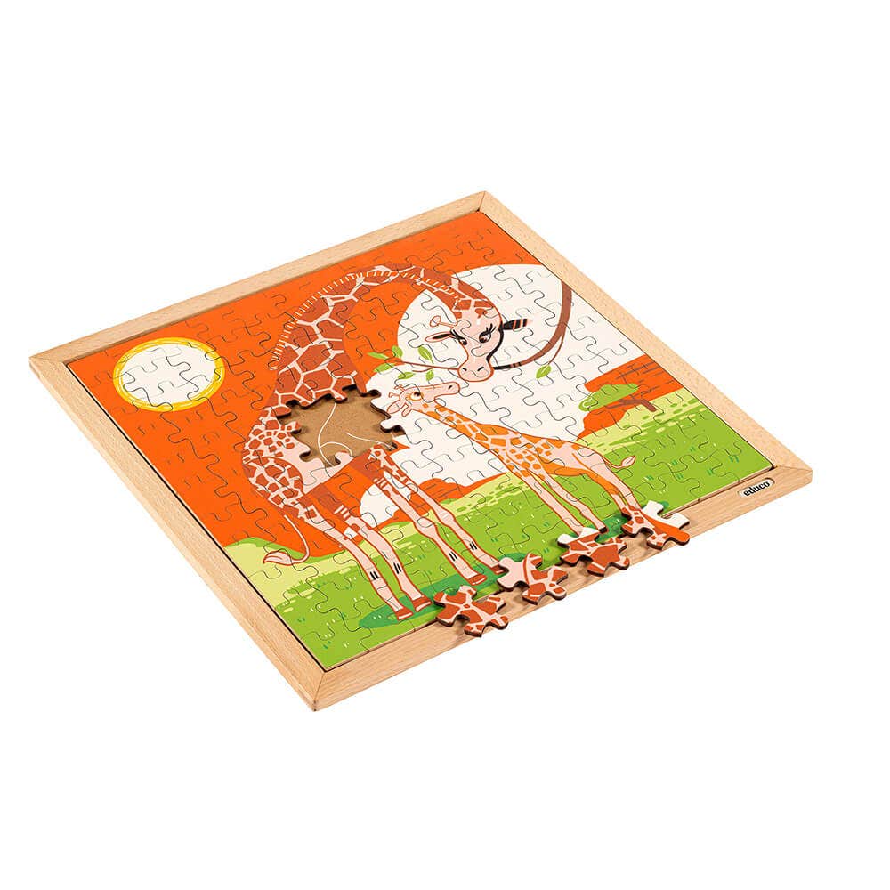 Dierenpuzzel | Giraffe | Educo