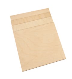 Dubbele fotolijst van hout (4 st.)