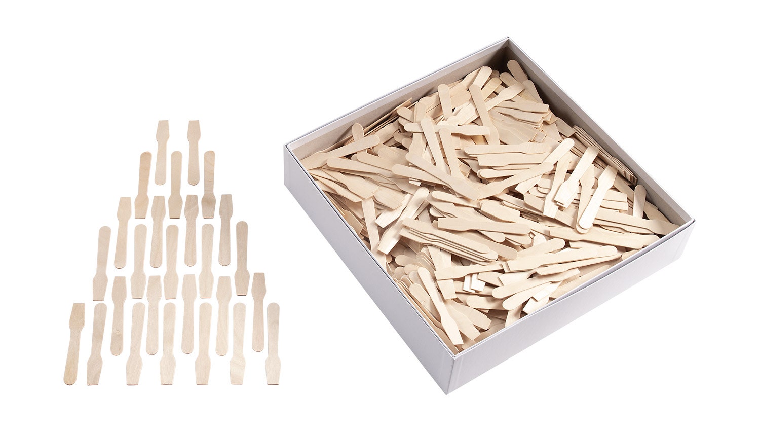 Houten lepels | 9,5 cm (1000 stuks)