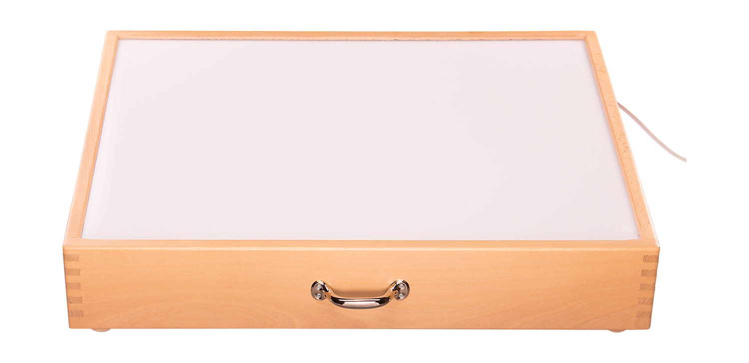 Houten lichttafel | TL-buizen | 69 x 54 cm