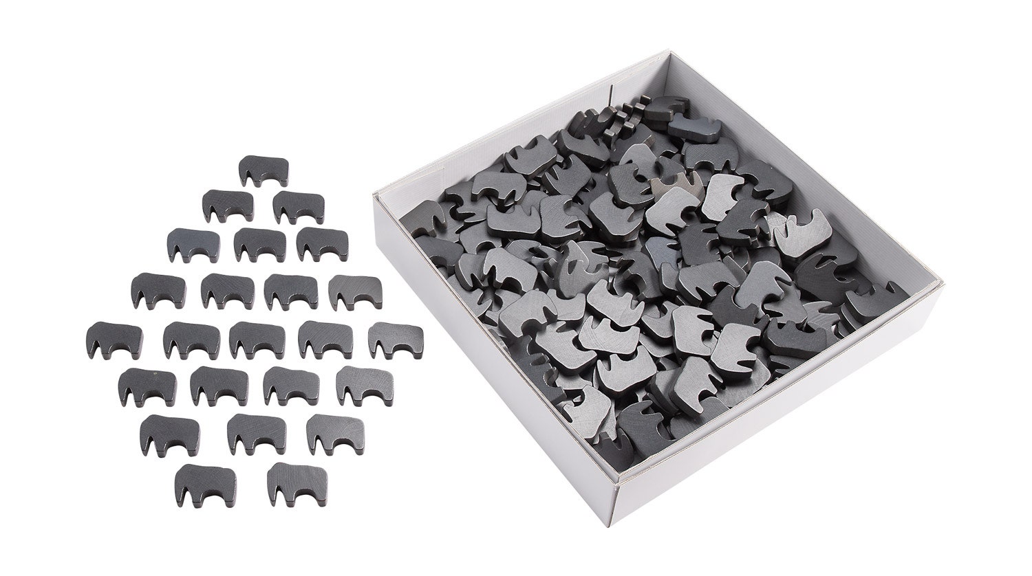 Houten olifantjes | 6 cm (200 stuks)