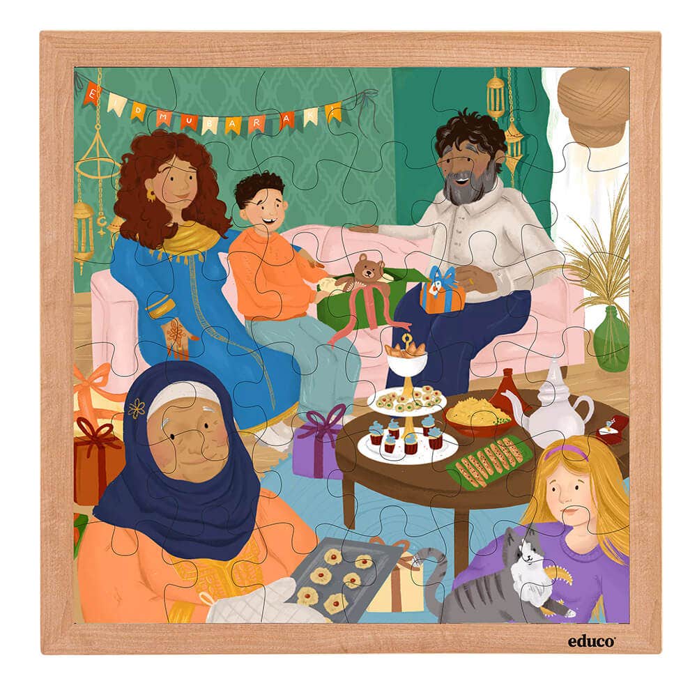 Puzzel | Educo | 36 stukjes | Eid Mubarak