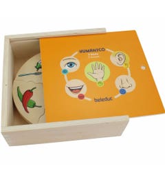 Houten puzzels | Zintuigen | 5 stuks