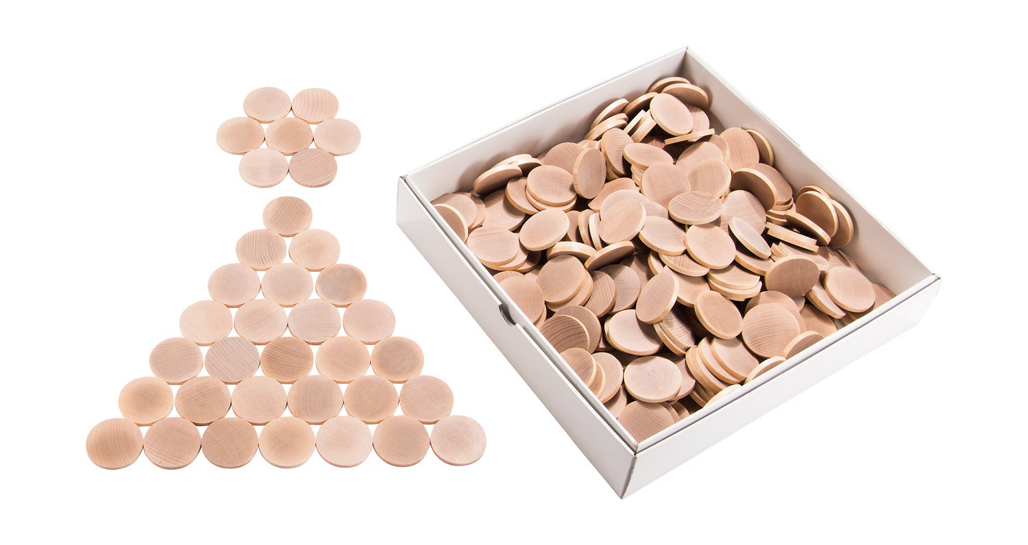 Houten schijfjes | Ø 6 cm (300 stuks)