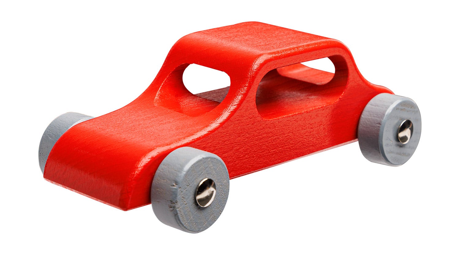 Houten speelgoedauto | Groot | Rood
