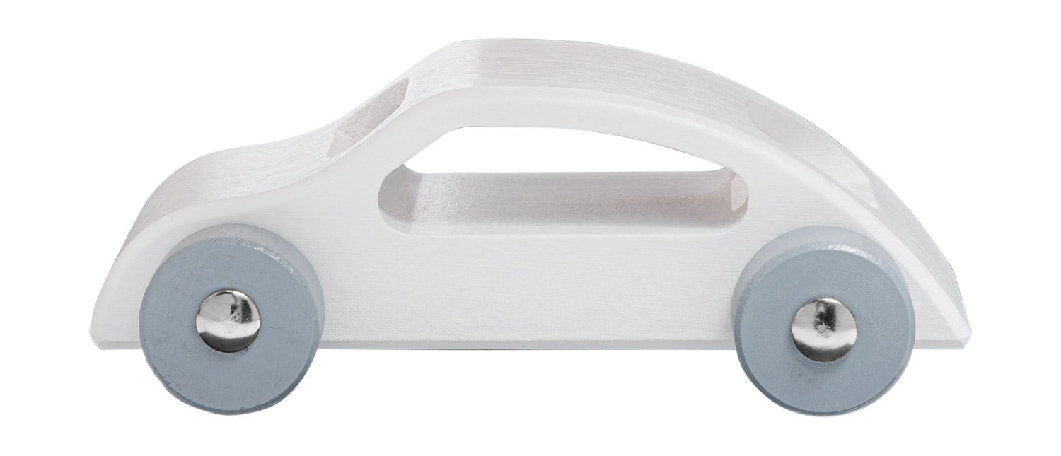 Houten speelgoedauto | Sportwagen | Wit