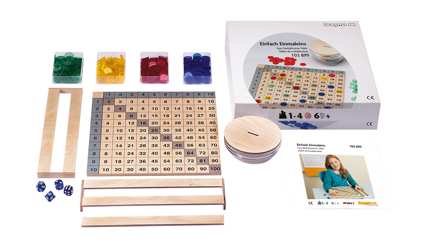 Houten tafelmaatje met spelvorm