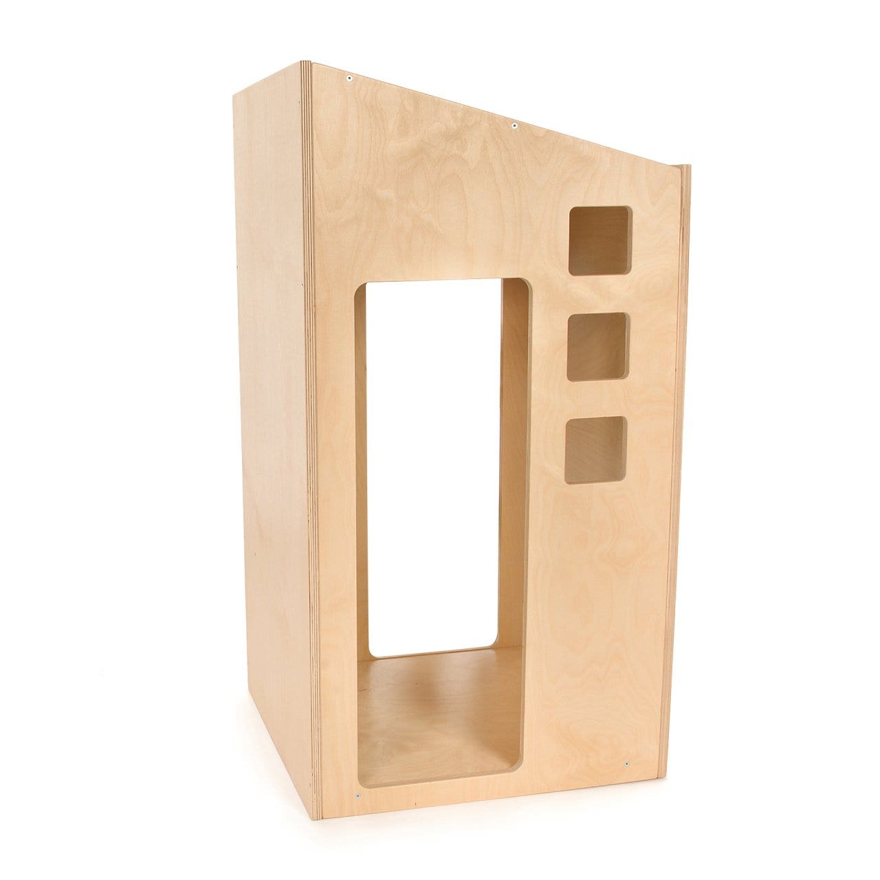 Multifunctioneel verstophuisje van hout