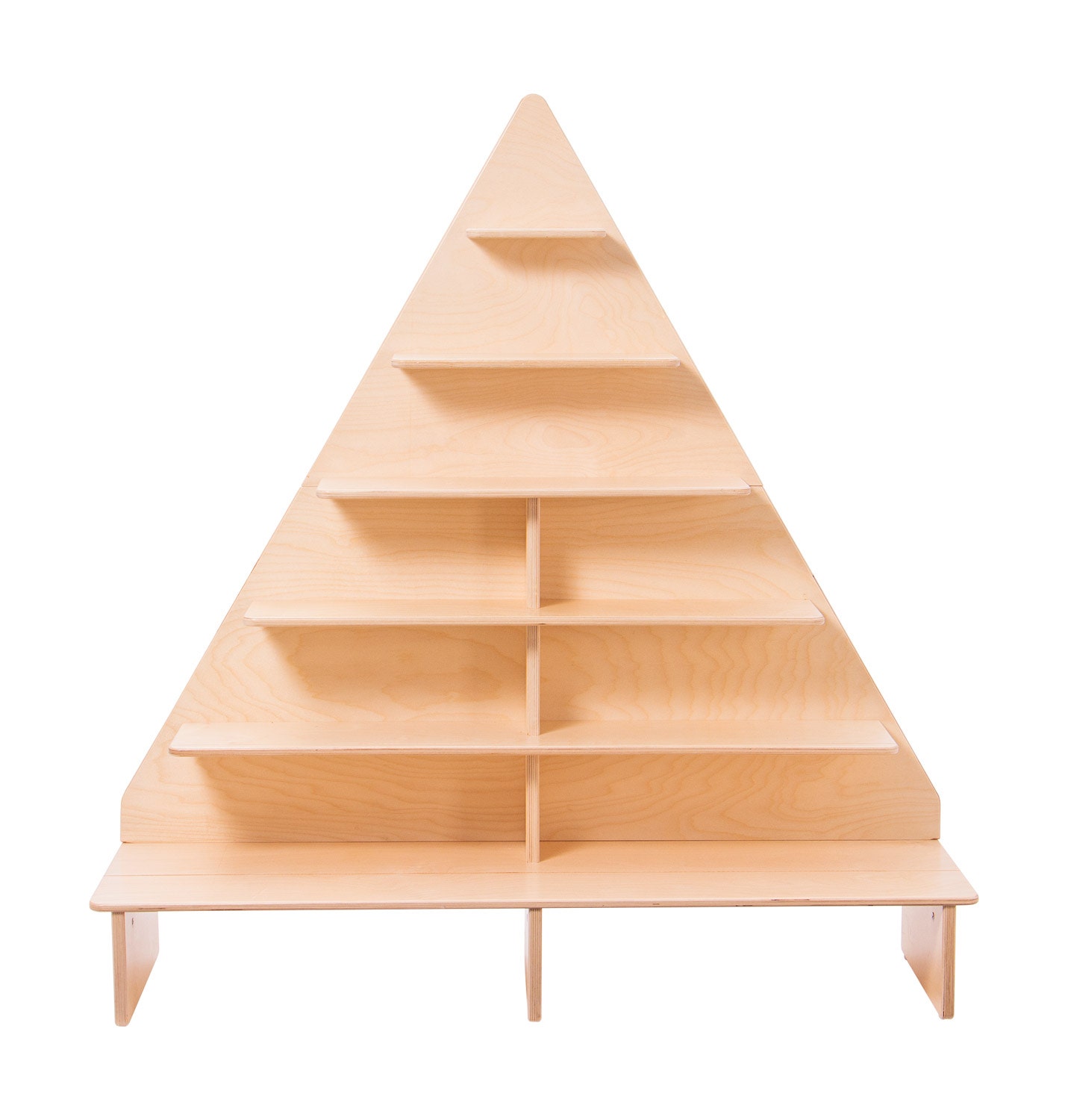 Houten voedingspiramide