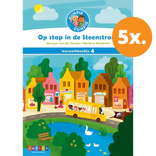 Humpie Dumpie 2 - Leeswerkboek 4 - Op stap in de Steenstraat (5 ex.)