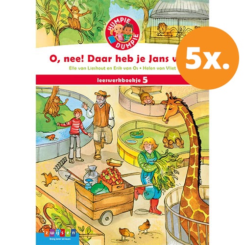 Humpie Dumpie 2 - Leeswerkboek 5 - O nee! Daar heb je Jans weer (5 ex.)