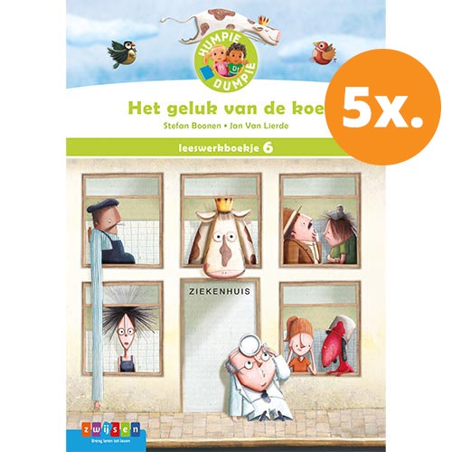 Humpie Dumpie 2 - Leeswerkboek 6 - Het geluk van de koe (5 ex.)