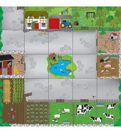 Bee-Bot vloermat boerderij