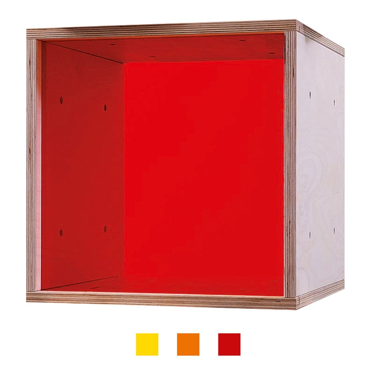iCube - multifunctionele kubus | Rood