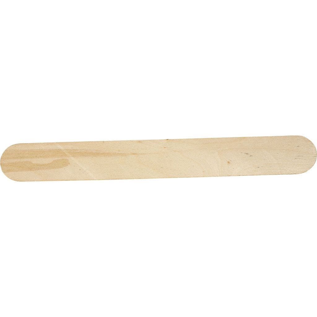 IJslollystokjes - Berkenhout - Lengte 20 cm - Breedte 25 mm - 50 stuks