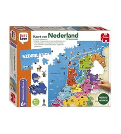 Ik leer - Kaart van Nederland