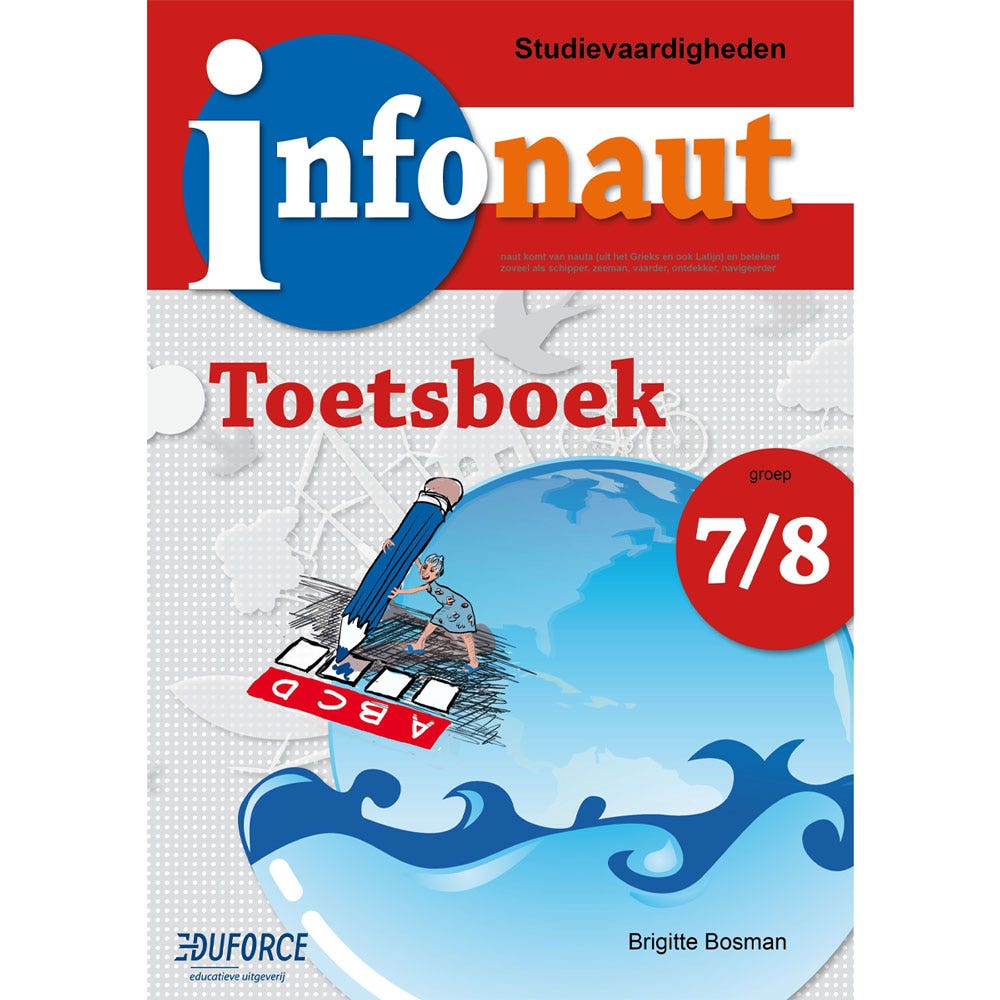 Infonaut Toetsboek groep 7/8 - studievaardigheden (los exemplaar)
