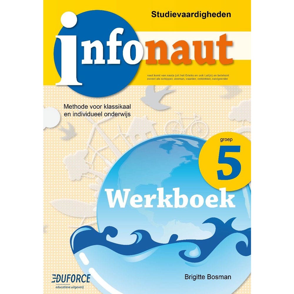 Infonaut Werkboek groep 5 - studievaardigheden (los exemplaar)