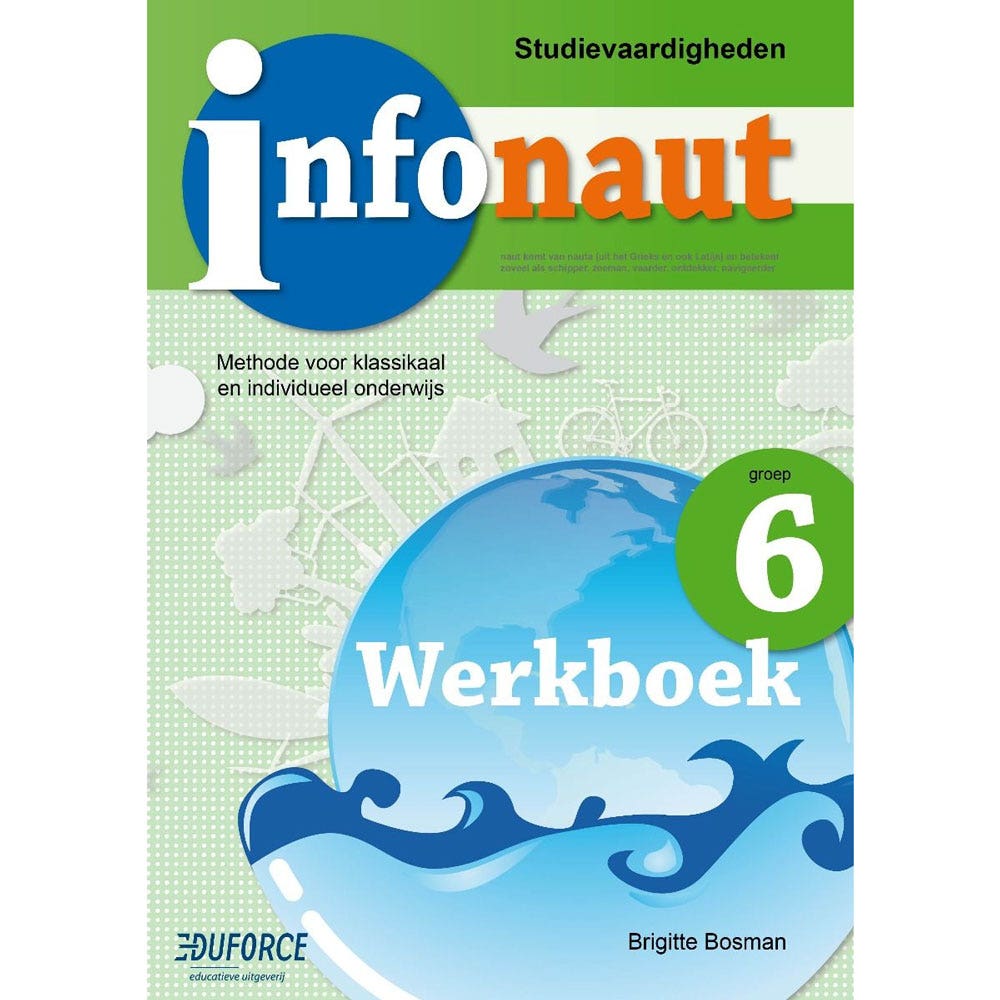 Infonaut Werkboek groep 6 - studievaardigheden (los exemplaar)