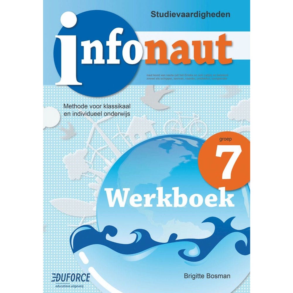 Infonaut Werkboek groep 7 - studievaardigheden (los exemplaar)